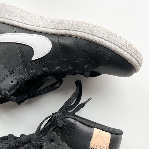 Nike Court Royale 2 Mid High Top Black White Womens 7 - Picture 4 of 15